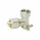 Multilayer Compression Wallplate Elbow 1/2" X 16mm