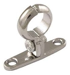 Chrome Pipe Bracket 3/4