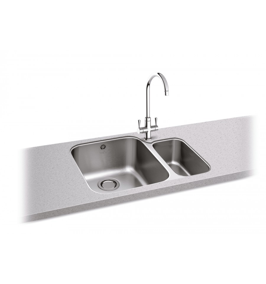 Carron Phoenix Ibis 150u Stainless Steel Bowl Half Undermount Kitchen Sink