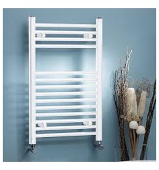 Towel Warmer Curved White 760mm X 500mm