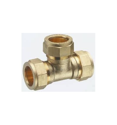 Compression Tee Coupling 618 Metric 15mm 