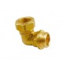 Male Compression Elbow 15mm Metric (1/2" bsp tread)