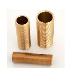 Long Brass Nipple 1/2" X 2"