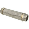 Flexible corrugated stainless steel pipe extendable 1" 75 - 130 mm 