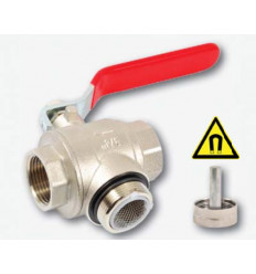 Lever Magnet Filter Ball Valve 1"