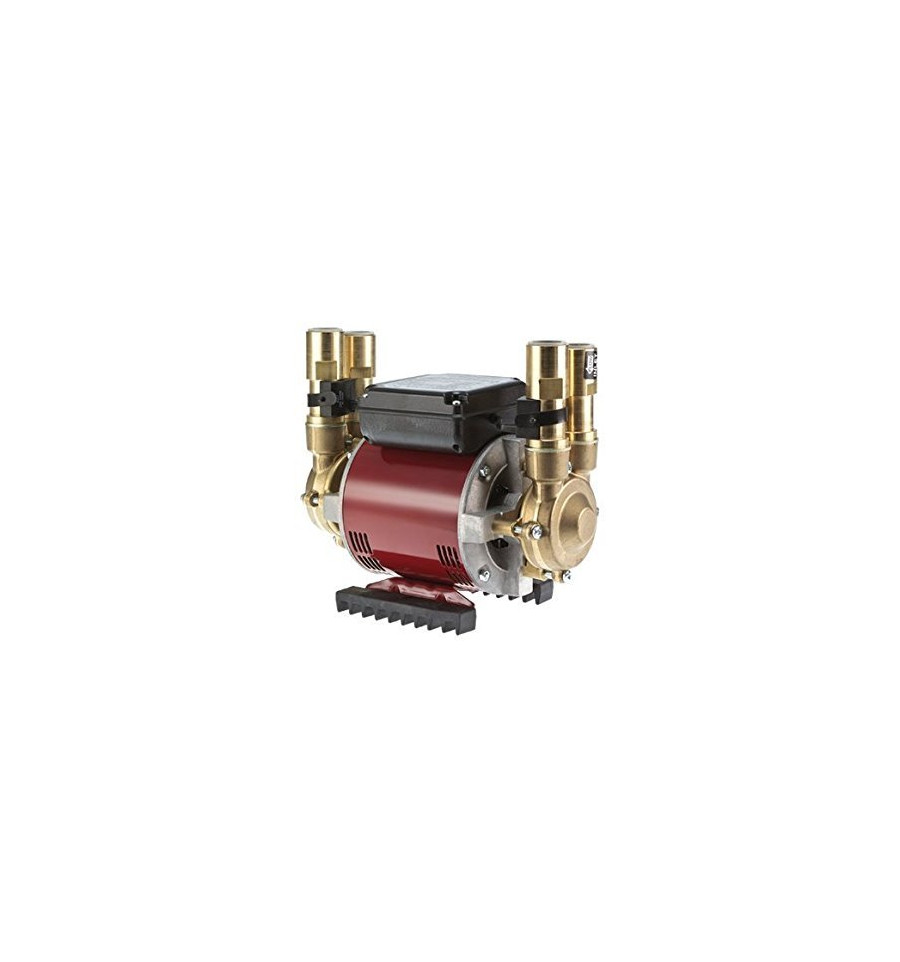 Grundfos Brass 2.0 Bar Twin Positive Head Shower Pump