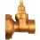 Pair Of Pump Valves Copper Gate Female 1"