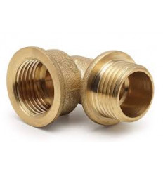 Brass Male/ Female Threaded Elbow 1/2"