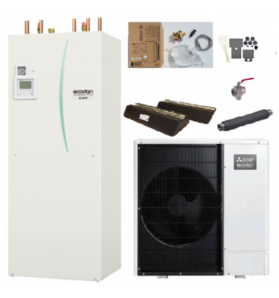 Mitsubishi Ecodan Monobloc Heatpump Kit 8.5kw