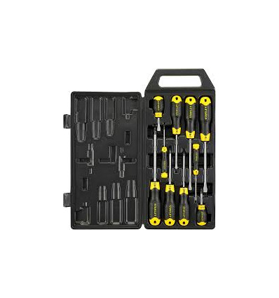 STANLEY TOOL SOFT CUSHION GRIP SCREWDRIVER 10 SET PZ