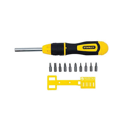 STANLEY TOOL MULTI RATCHET SCREWDRIVER 10 BIT