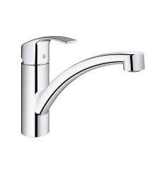 Grohe Eurosmart Low spout sink mixer with pull out spray