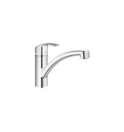 Grohe Eurosmart Low spout sink mixer with pull out spray