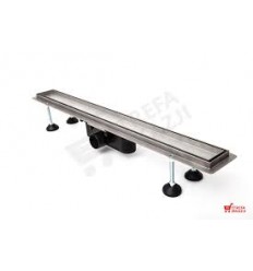 Wetroom Floor Waste Gully 600mm & Cube stainless steel Grid