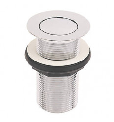 Basin Waste click clack Chrome Plated 1 1/4" Unslotted