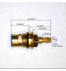 Francis Pegler Hot & Cold Cartridges 814041