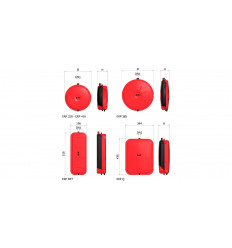 Flat Expansion Vessel Heating Red 10 Litre ERP-Q10