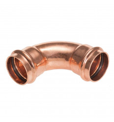 Copper Press Fittings Coupling 90 degree 1/2" 