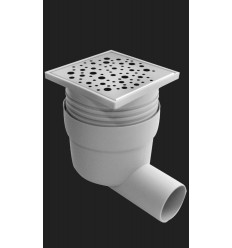 CAPRICORN Floor drain DN50 horizontal metal grate