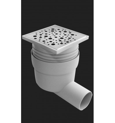 CAPRICORN Floor drain DN50 horizontal metal grate