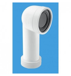 McAlpine WC-CON8 90° Bend Adjustable Length Rigid WC Connector