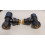 BLACK ANGLE VALVE FOR COPPER/PLASTIC PIPE OR MULTILAYER