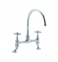 Eirline Darcy Bridge Chrome Mixer Tap