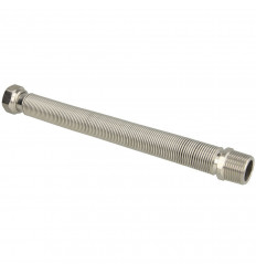 Flexible corrugated stainless steel pipe extendable 3/4 " 110 - 210 mm 