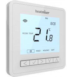Heatmiser neoAir v3 Smart Thermostat - Glacier White.
