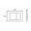 Valsir VS0871335 Standard Flush Push Plates 215x145 ABS Mechanical Flush 871335