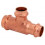 Copper Press Fittings  Tee 1"x3/4"x1" (B)