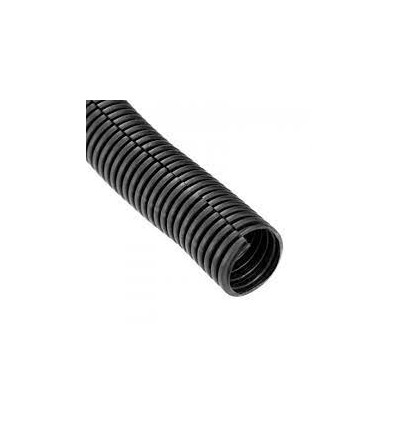 22mm Split Conduit Polyethylene Tubing Black Color Sleeve Tube 25 meters