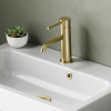Atlas Mono Basin Mixer - Brushed Brass