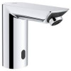 Grohe Bau Cosmopolitan E Battery-Powered Chrome Mono Basin Mixer Tap