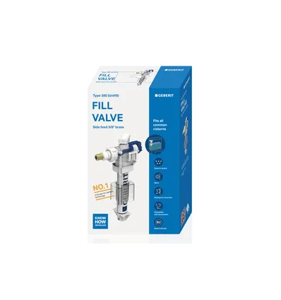 Geberit Filling Valve Lateral Water Supply Connection 245.894.00.1