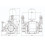 TUCSON 2 Bar Universal Head Twin Impeller Shower Pump