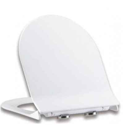 Sonas Delta Slim D-Shape Soft Close Toilet Seat & Cover – White