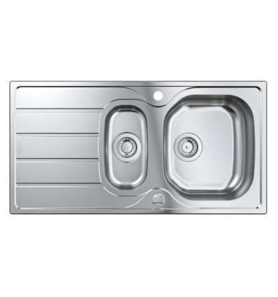 GROHE K200 1.5 Bowl Stainless Steel Sink & Drainer 31564SD1