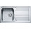 Logica 100 Single Bowl Inset Kitchen Sink 860 x 500mm – Stainless Steel, Reversible (101.0321.560)