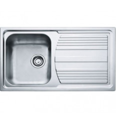 Logica 100 Single Bowl Inset Kitchen Sink 860 x 500mm – Stainless Steel, Reversible (101.0321.560)