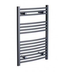 Sonas Curved Heated Towel Rail 800 x 500mm – Anthracite (STW085CAT)