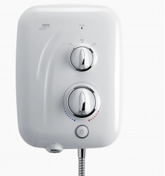 Mira Elite SE 9.8kW Pumped Electric Shower – White & Chrome, Gravity Fed (1.1941.001)