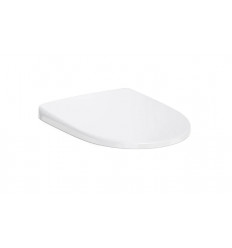 Roca The Gap Round Slim Wrapover Soft Close Toilet Seat & Cover – White (Z801D77004)