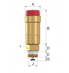 Flamco Automatic Air Vent 1/2" Flexvent With Shut-Off Valve